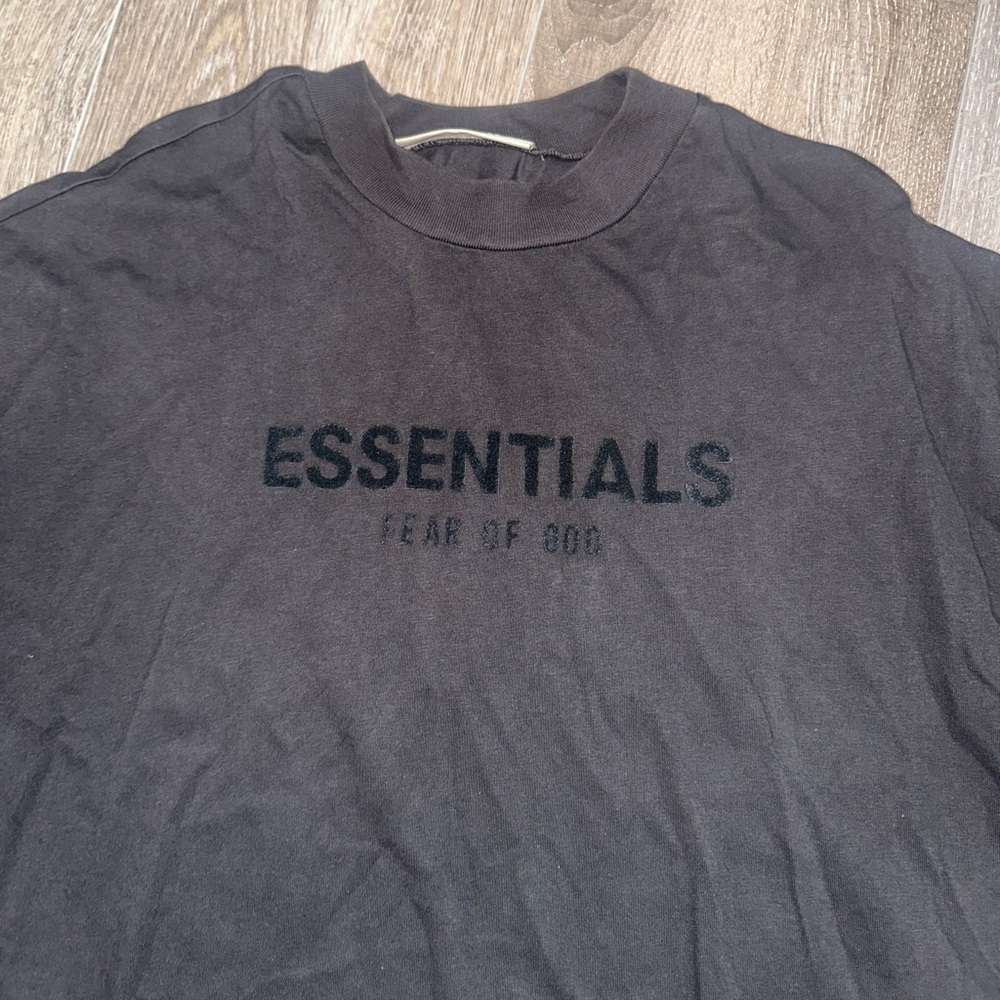 Fear of God Essentials Black T-Shirt Dress